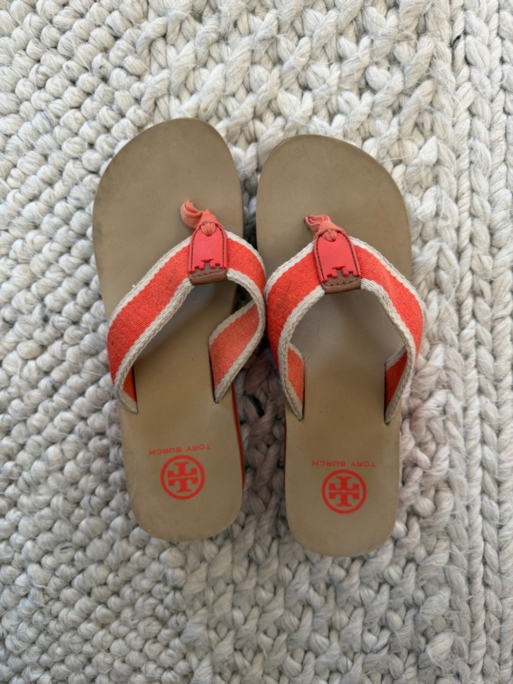 Tory Burch platform flip flops